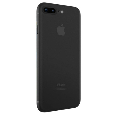 Microsonic Apple iPhone 7 Plus Kılıf Peipe Matte Silicone Siyah