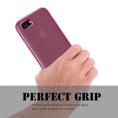 Microsonic Apple iPhone 7 Kılıf Transparent Soft Pembe