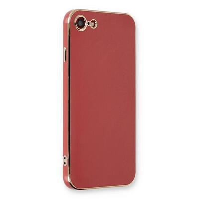 Microsonic Apple iPhone 8 Kılıf Olive Plated Kırmızı