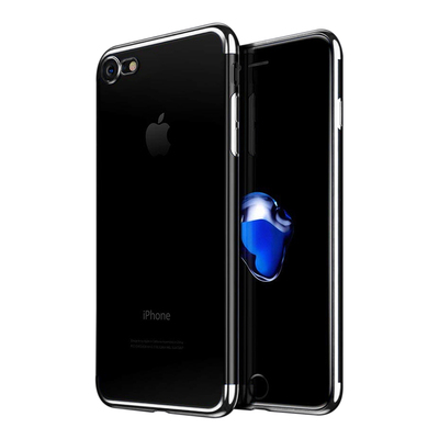 Microsonic Apple iPhone 8 Kılıf Skyfall Transparent Clear Gümüş