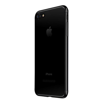 Microsonic Apple iPhone 8 Kılıf Skyfall Transparent Clear Siyah