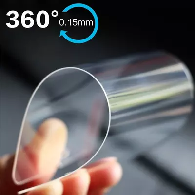 Microsonic Apple iPhone 8 Ön + Arka Nano Cam Ekran koruyucu Kırılmaz film