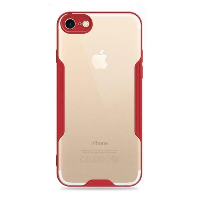 Microsonic Apple iPhone 8 Kılıf Paradise Glow Kırmızı