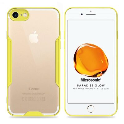 Microsonic Apple iPhone 8 Kılıf Paradise Glow Sarı