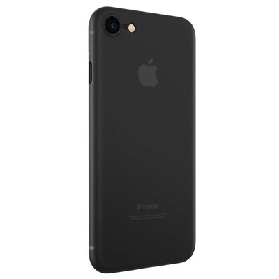 Microsonic Apple iPhone 8 Kılıf Peipe Matte Silicone Siyah