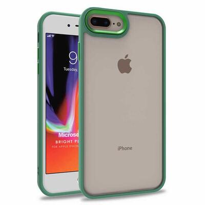 Microsonic Apple iPhone 8 Plus Kılıf Bright Planet Yeşil