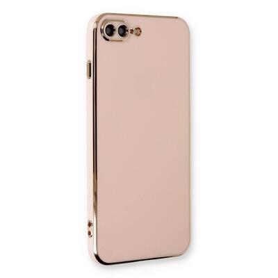 Microsonic Apple iPhone 8 Plus Kılıf Olive Plated Pembe