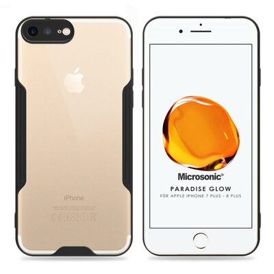 Microsonic Apple iPhone 8 Plus Kılıf Paradise Glow Siyah