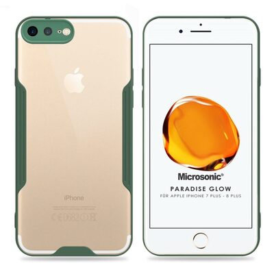 Microsonic Apple iPhone 8 Plus Kılıf Paradise Glow Yeşil