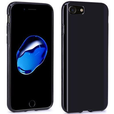 Microsonic Apple iPhone 8 Kılıf Transparent Soft Siyah