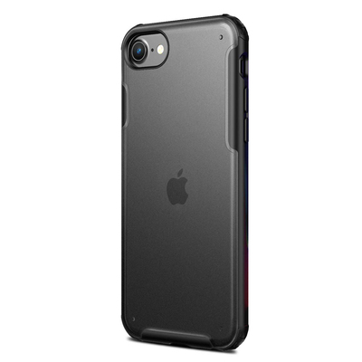 Microsonic Apple iPhone SE 2020 Kılıf Frosted Frame Siyah