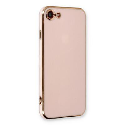 Microsonic Apple iPhone SE 2020 Kılıf Olive Plated Pembe