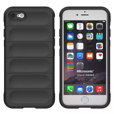 Microsonic Apple iPhone SE 2020 Kılıf Oslo Prime Siyah
