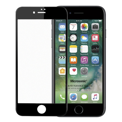 Microsonic Apple iPhone SE 2020 Matte Flexible Ekran Koruyucu Siyah