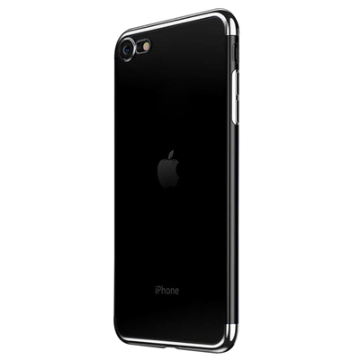 Microsonic Apple iPhone SE 2020 Kılıf Skyfall Transparent Clear Gümüş
