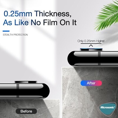 Microsonic Apple iPhone SE 2022 Kamera Lens Koruma Camı