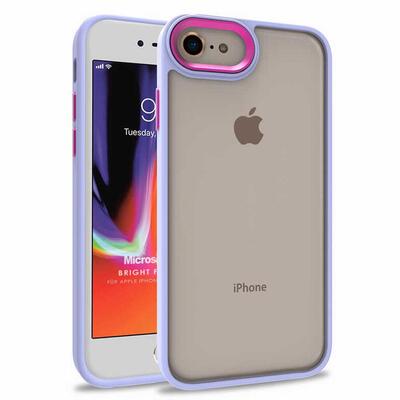 Microsonic Apple iPhone SE 2022 Kılıf Bright Planet Lila
