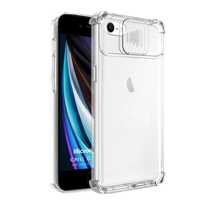 Microsonic Apple iPhone SE 2022 Kılıf Chill Crystal Şeffaf