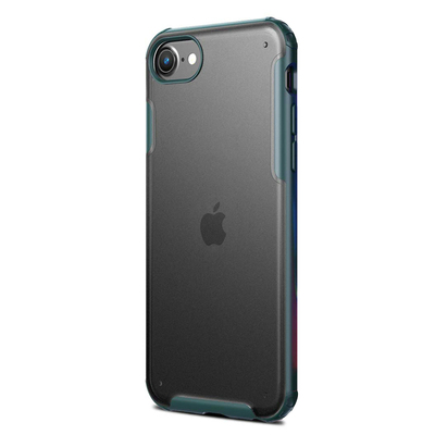 Microsonic Apple iPhone SE 2022 Kılıf Frosted Frame Yeşil
