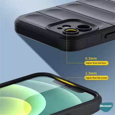 Microsonic Apple iPhone SE 2022 Kılıf Oslo Prime Siyah
