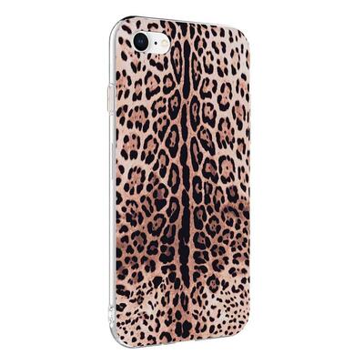 Microsonic Apple iPhone SE 2022 Natural Feel Desenli Kılıf Leopard