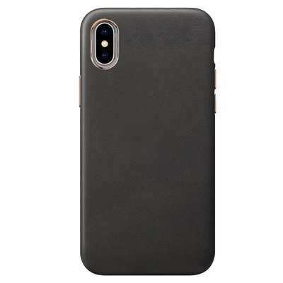 Microsonic Apple iPhone X Kılıf Luxury Leather Siyah