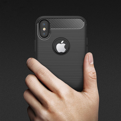 Microsonic Apple iPhone X Kılıf Room Silikon Siyah