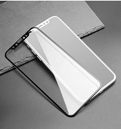 Microsonic Apple iPhone XR Kavisli Temperli Cam Ekran Koruyucu Film Beyaz