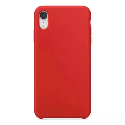 Microsonic Apple iPhone XR Kılıf Liquid Lansman Silikon Kırmızı