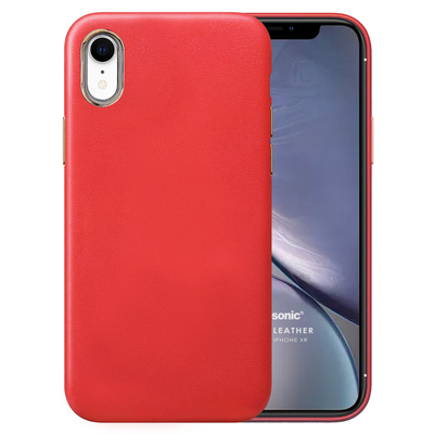 Microsonic Apple iPhone XR Kılıf Luxury Leather Kırmızı
