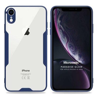 Microsonic Apple iPhone XR Kılıf Paradise Glow Lacivert