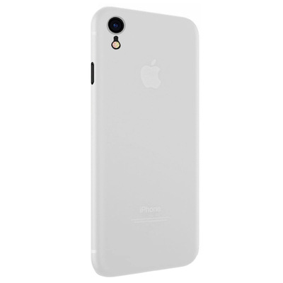 Microsonic Apple iPhone XR Kılıf Peipe Matte Silicone Beyaz