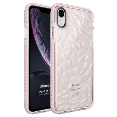 Microsonic Apple iPhone XR Kılıf Prism Hybrid Pembe