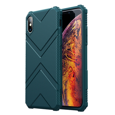 Microsonic Apple iPhone XS Max Diamond Shield Kılıf Yeşil