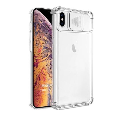 Microsonic Apple iPhone XS Max Kılıf Chill Crystal Şeffaf