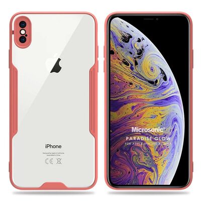 Microsonic Apple iPhone XS Max Kılıf Paradise Glow Pembe