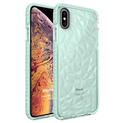 Microsonic Apple iPhone XS Kılıf Prism Hybrid Yeşil