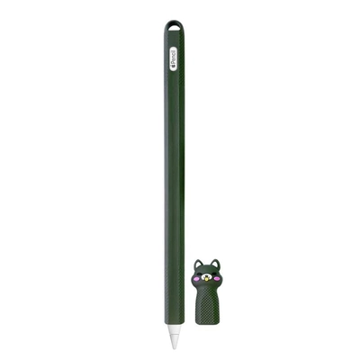 Microsonic Apple Pencil (2. nesil) Kılıf Figürlü Silikon Yeşil
