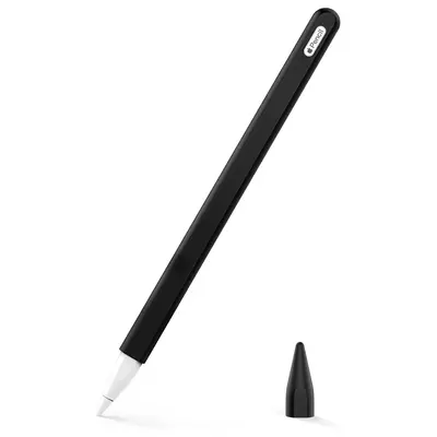 Microsonic Apple Pencil (2. nesil) Kılıf Mat Silikon V2 Siyah