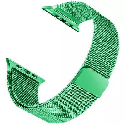 Microsonic Apple Watch 1 42mm Milanese Loop Version 3 Kordon Yeşil
