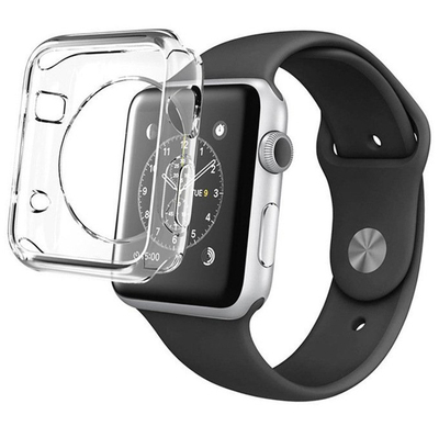 Microsonic Apple Watch 2 38mm Kılıf Transparent Soft Beyaz