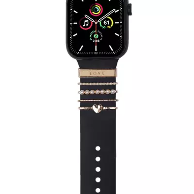 Microsonic Apple Watch 4 40mm Kordon Aksesuarı Love Charm