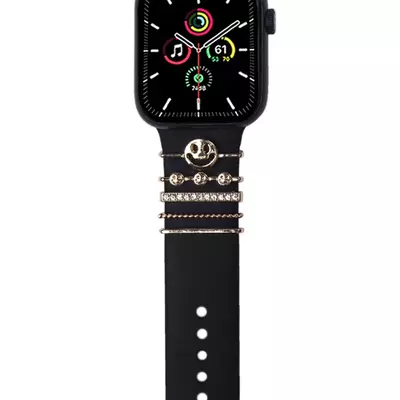 Microsonic Apple Watch 4 40mm Kordon Aksesuarı Smiley Charm