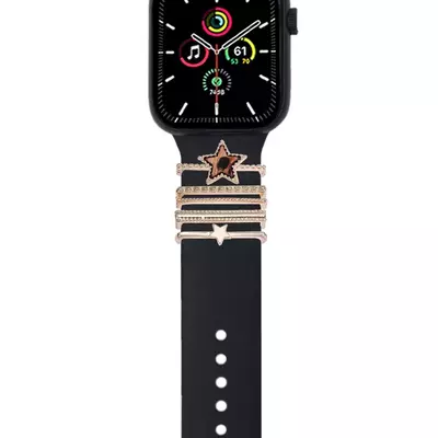 Microsonic Apple Watch 4 40mm Kordon Aksesuarı Star Charm