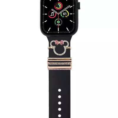Microsonic Apple Watch 4 44mm Kordon Aksesuarı Minnie Mouse Charm