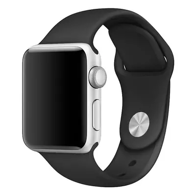 Microsonic Apple Watch 42mm Silikon Kordon Siyah