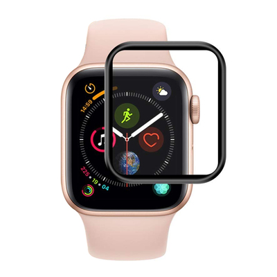 Microsonic Apple Watch 5 40mm Kavisli Kırılmaz Ekran Koruyucu Siyah