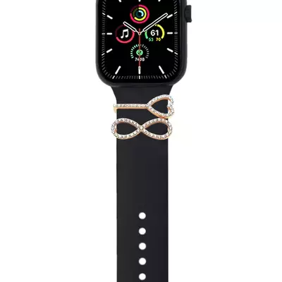 Microsonic Apple Watch 5 40mm Kordon Aksesuarı Infinity Charm