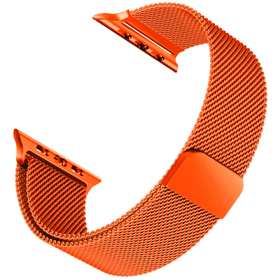 Microsonic Apple Watch 5 40mm Milanese Loop Kordon Turuncu