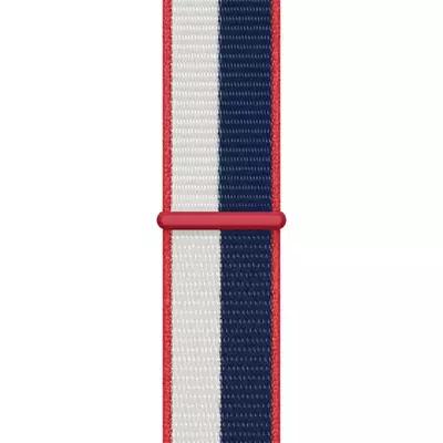 Microsonic Apple Watch SE 2022 40mm Hasırlı Kordon Woven Amerikan International Collection Spor Loop